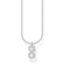 Load image into Gallery viewer, Sterling Silver Thomas Sabo Charm Club Infinity Necklace 38-45cm