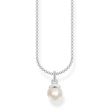 Load image into Gallery viewer, Sterling Silver Thomas Sabo Charm Club Fresh Water Pearl Necklace 38-45cm