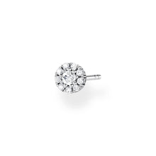 Load image into Gallery viewer, Sterling Silver Thomas Sabo Charm Club Round Zirconia Stud * 1 Earring Only*