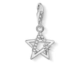 Sterling Silver thomas Sabo Charm Club Zirconia Magic Star Charm