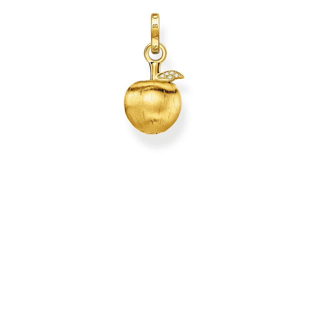 Gold Plated Sterling Silver Thomas Sabo Magic Garden Apple Pendant