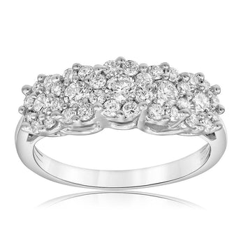 Luminesce Lab Grown Diamond 1 Carat Silver Ring