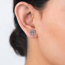 Load image into Gallery viewer, Sterling Silver Tree Of Life Stud Earrings