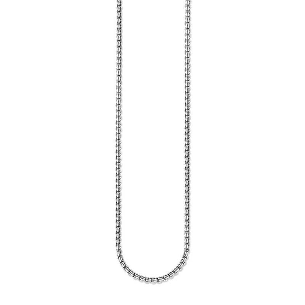 Thomas Sabo Sterling Silver Oxidised 53cm Box Chain