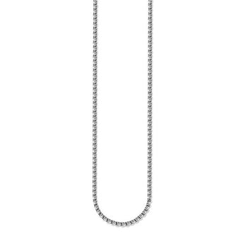 Thomas Sabo Sterling Silver Oxidised 53cm Box Chain