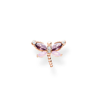 Thomas Sabo Rose Gold Plated Sterling Silver Dragonfly Single Stud *1 Earring Only*