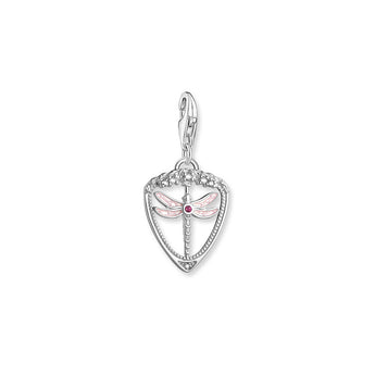 Thomas Sabo Sterling Silver Dragonfly Rotating Emblem Pendant