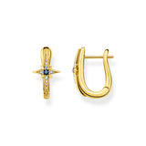 Thomas Sabo Magic Stars Gold Plated Sterling Silver Creole Earrings