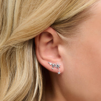 Thomas Sabo Magic Stars Sterling Silver Starry Ear Climber Earrings
