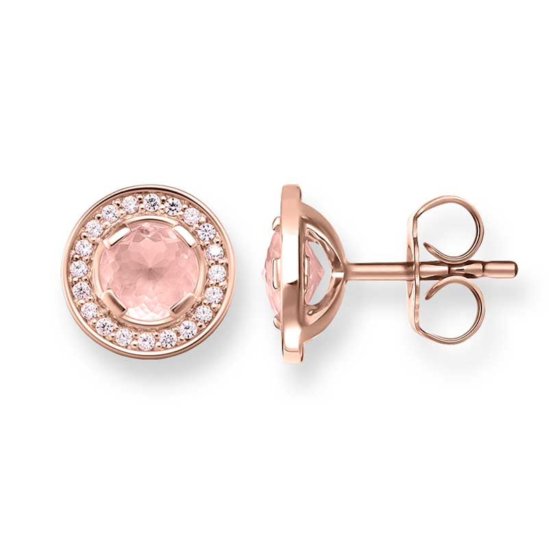Thomas Sabo Rose Gold Plated Sterling Silver Stud Earrings