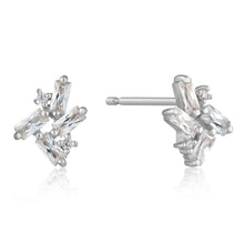 Load image into Gallery viewer, Ania Haie Sterling Silver Glow Getter Cluster Stud Earrings