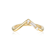 Load image into Gallery viewer, Georgini The Layered Edit Gold Plated Sterling Silver Tiga Ring