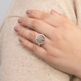 Sterling Silver Tree Of Life Ring