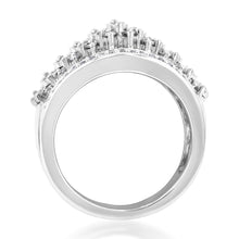 Load image into Gallery viewer, Silver 1/2 Carat Diamond Ring
