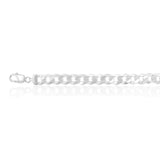 Sterling Silver Curb 250 Gauge 23cm Bracelet