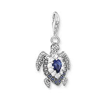Load image into Gallery viewer, Thomas Sabo Sterling Silver Blue Spinel Turtle Charm