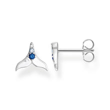 Load image into Gallery viewer, Thomas Sabo Dolphin Tail CZ Sterling Silver Earrings