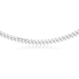 Sterling Silver Curb 280 Gauge 55cm Chain