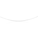Sterling Silver Fancy Figaro 40+5cm Chain