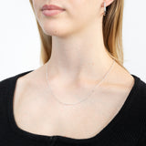 Sterling Silver Fancy Figaro 40+5cm Chain