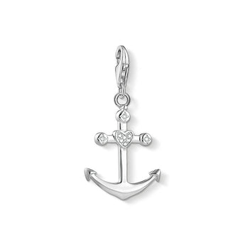 Thomas Sabo Sterling Silver Charm Club Faith Love Hope CZ Charm