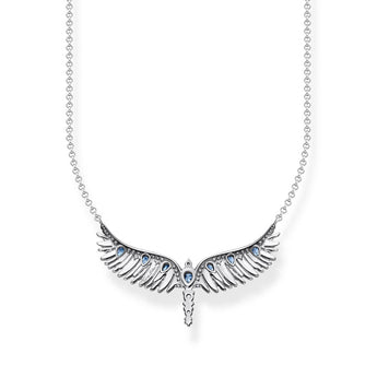 Thomas Sabo Sterling Silver Rising Phoenix Small Pendant On Chain