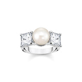 Thomas Sabo Sterling Silver Heritage Fresh Water Pearl Ring
