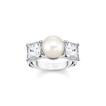 Thomas Sabo Sterling Silver Heritage Fresh Water Pearl Ring