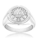 Sterling Silver Medusa Fancy Ring