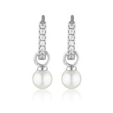 Georgini Red Carpet Sterling SilverBaby Pearls Hoop Earrings