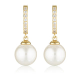 Georgini Red Carpet Gold Plated Sterling Silver Promenade Huggies Earrings