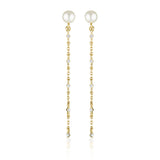 Georgini Red Carpet Gold Plated Sterling Silver Globe Drop Earrings
