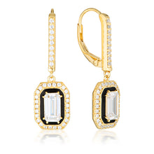 Load image into Gallery viewer, Georgini Reflection Gold Plated Sterling Silver Retrospect Drop Earrings