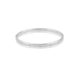 Couture Kingdom Disney Rhodium Plated Sterling Silver Mickey Mouse 65mm Clasp Bangle