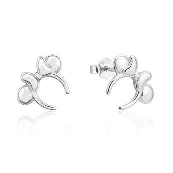 Couture Kingdom Disney Rhodium Plated Sterling Silver Minnie Mouse Headbands Stud Earrings