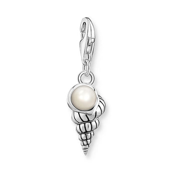 Thomas Sabo Sterling Silver Charm Club Fresh Water Pearl Shell Charm