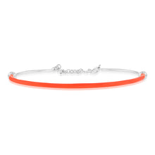 Load image into Gallery viewer, Sterling Silver Bright Orange Bangle