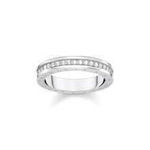 Load image into Gallery viewer, Thomas Sabo Sterling Silver Sparkling Circle Cubic Zirconia Ring