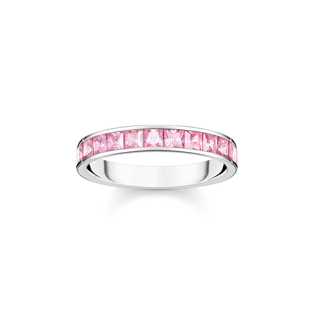 Thomas Sabo Sterling silver Heritage Pink Cubic Zirconia Ring