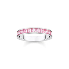 Load image into Gallery viewer, Thomas Sabo Sterling silver Heritage Pink Cubic Zirconia Ring