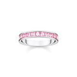Thomas Sabo Sterling silver Heritage Pink Cubic Zirconia Ring