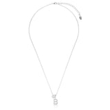 Georgini Sterling Silver Luxury Letters B Pendant On Chain