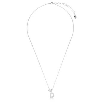 Georgini Sterling Silver Luxury Letters D Pendant On Chain