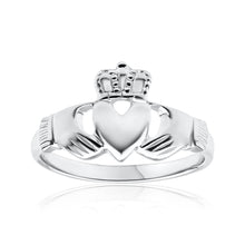 Load image into Gallery viewer, Sterling Silver Claddagh Ring