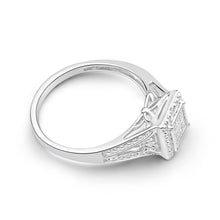 Load image into Gallery viewer, Sterling Silver Adorable Diamond Ring