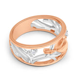 Gold Plated Sterling Silver Cubic Zirconia Fancy Ring