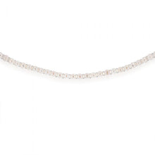Load image into Gallery viewer, White Freshwater Flat Pearl 43cm Necklace with Sterling Silver Clasp