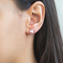 Load image into Gallery viewer, Mixed Colour Freshwater Pink White Grey Pearl Earring Stud Set