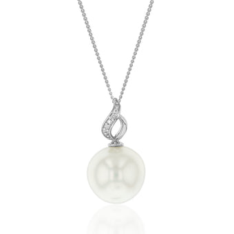 South Sea Pearl & Diamond Pendant