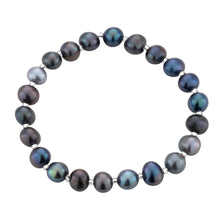 Load image into Gallery viewer, Grey 6-6.5 mm Freshwater Pearl Bracelet